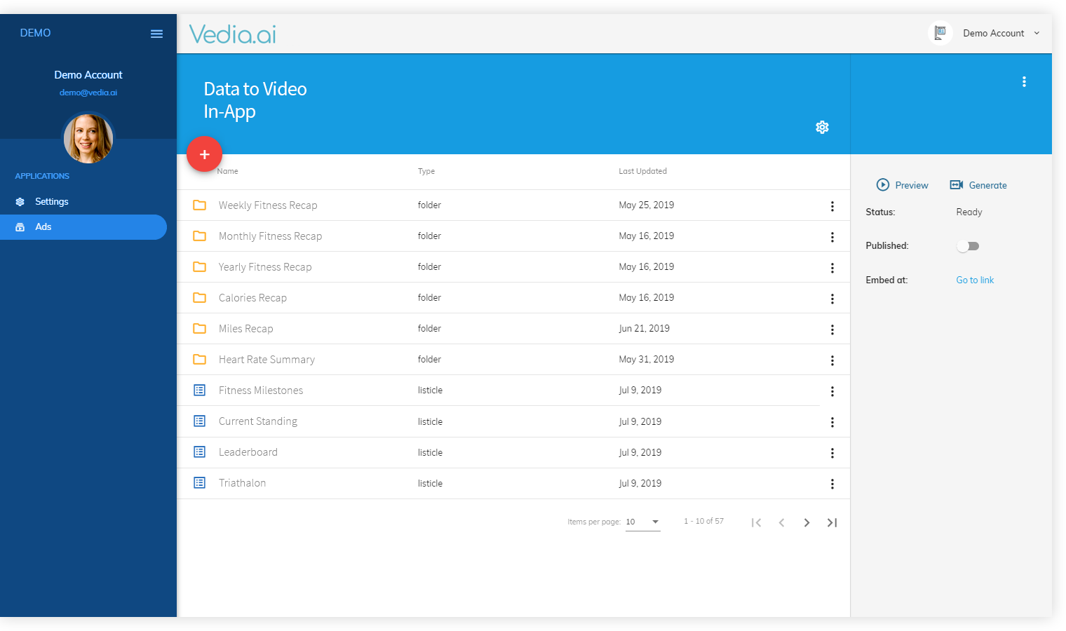 Use Vedia to increase sales, retention and drive loyalty, by using videos at every step of the customer journey.